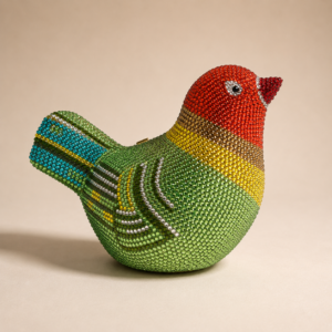 finch bird crystal clutch